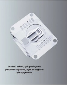 Resim Çift Eksenli Ayarlanabilir Tablet Destek Standı Çok Renkli 