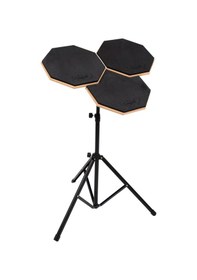 Resim Donizetti Bateri Drum Pratik Çalışma Pedi ve Standı Baget Üçlü 