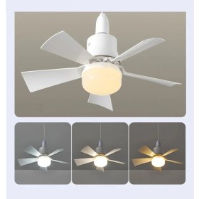 Resim 82 Watt Vantilatör 3 Kademe Hız Dimmerli 3 Renk LED Işık Cata Karayel Kumandalı Fan Torch LED Ampul 