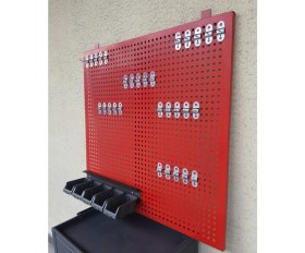 Resim Vıktec 1 Metre Delikli Metal Takım Asma Panosu (Avadanlıklı) 