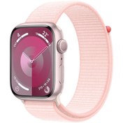 Resim teknotrust Pembe Watch Series 9 GPS 45mm Pembe Alüminyum Kasa ve Uçuk Pembe Spor Loop 2 Yıl 200-300 mAh Pembe 