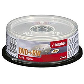 Resim İmation DVD+RW 4.7GB 4X SPINDLE 25'li Cakebox 