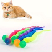 Resim KARANLIKTA PARLAK CATERPILLAR Kedi Oyuncağı - Zıplayan Toplu Kuyruk & Çizgili Gövde, Yumuşak Dayanıklı Polyester Etkileşimli Pelüş Solucan-Benzeri Hareket, İç Mekanda oynamaya uy, Çok Renkli Parlama (Neon ve Pastel) yavrulara, Parti Oyunları, Aile Oyunları, Aile İçin Oyunlar, Kedi Kuyruğu, Kediler İçin Herşey, Kedi Oyuncak, Kedi Etkileşimli Top, Etkileşimli Kedi Topu, Etkileşimli Kedi Topları, Kedi Tpys, Kedi İçin Gerekli Eşyalar 
