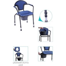 Resim Best Up Wc'li Sandalye Hastalar İçin 