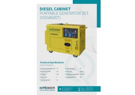 Resim Npower Portatif Dizel Jeneratör NDG8500T 