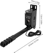 Resim NUOBESTY Hydraulic USB Racing Handbrake For Simulators Adjustable Drift Lever Compatible With Win Systems Long Arm Controller For Racing Game Accessories 