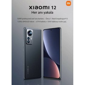 Resim Xiaomi 12 Pro TR Garanti | 256 GB 12 GB Siyah 