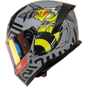 Resim Mts M-910 Mat Bee Güneş Vizörlü Kask 