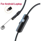 Resim Xiyu Shop USB Stili 1 Milyon 6 LED Su Geçirmez Endoskop Kamera Esnek 3 In 1usb Borescope Kamera Androidpc Dizüstü Araba Tamir Aracı mm (Yurt Dışından) 