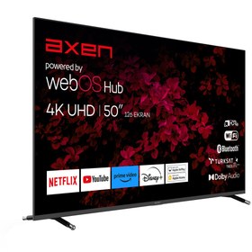 Resim Axen AX50FIL242 50" 127 Ekran UHD Webos LED TV 