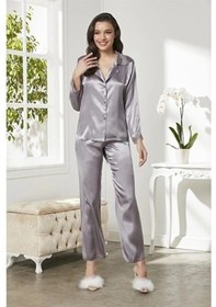Resim Pierre Cardin 6'lı Kaplı Midi Gecelik Sabahlık Set 6965 Royal Royal 