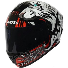 Resim Axxis Draken S Roar B5 Kapalı Motosiklet Kaskı 