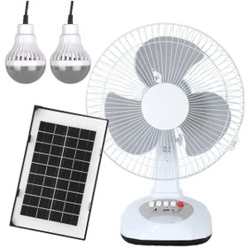 Resim Nemere 3 Kademeli Fan Vantilatör Ampul - Ledli - Solarlı Powerbank 