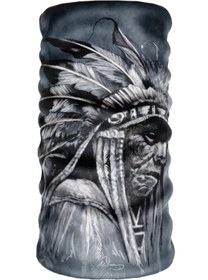 Resim e-Taktik Unisex Kızılderili Motifli Motorcu Bandana 