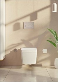 Resim Vitra Root Square 740-2395 Kumanda Paneli, Fırçalı Nikel Fırçalı Nikel 