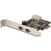 Resim Genel Markalar Digitus 3 Port'lu (2 Harici, 1 Dahili Port) PCI Express Firewire 800 Kart, IEEE 1394b, TI XIO22 