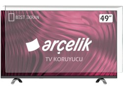 Resim ARÇELİK A49LW8477 TV EKRAN KORUYUCU - Arçelik 49\ inç Tv Ekran Koruyucu Şeffaf Paneli 