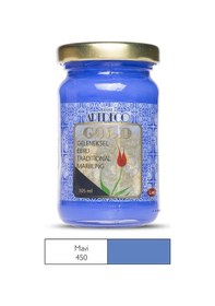 Resim Artdeco Gold Geleneksel Ebru Boyası 105Ml - 450 Mavi 