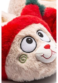 Resim Twigy Pasy EE0533 Kadın Hayvanlı Panduf Bej 36/41 Bej 