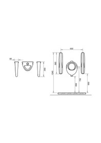 Resim Klasik Pisuar Ara Bölme Turavit Diğer 