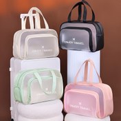 Resim ENJOY TRAVEL Büyük Kapasiteli Yüzme Çantası, Çok Fonksiyonlu Duffel Fermuarlı Kapatma ile, Seyahat, Yüzme ve Açık Hava Aktiviteleri için İdeal, Seyahat Ekipmanı | Şık Duffel Çantası | Dayanıklı Tutma Çantası, Yüzme Çantası 