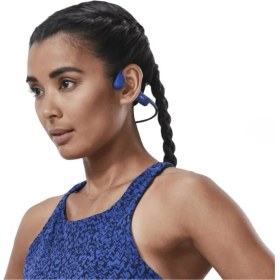 Resim Shokz Openrun Usb-C Mavi, Kemik Iletimli, Açık Kulak Tasarım, Bluetooth 5.1, Spor Kulaklığı 