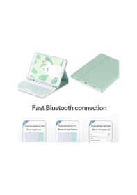 Resim Mobax Apple Uyumlu iPad 10.2 " 8. Nesil Kablosuz Klavyeli KılıfA2270 A2428 A2429 A2430 