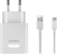 Resim Huawei Quickcharge 18W Hızlı Şarj Adaptörü + Type-C Kablo 9V2A Sesatech