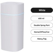 Resim Usb Hava Nemlendirici Çift Sprey Portu Uçucu Yağ 600 Ml 