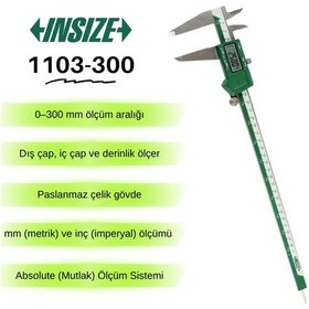Resim İnsize 1103-300 Dijital Kumpas 0-300mm Absolute 