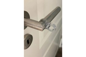 Resim Senal Ticaret 10LU Şeffaf Silikon Kapı Durdurucu Tutucu Pencere Kolu Stoperi Kapı Kolu Tamponu 