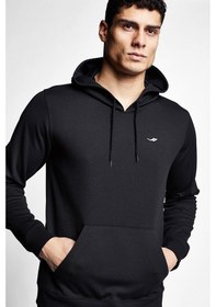 Resim Lescon 22S-1239-22N Kapsonlu Sweatshırt Siyah 