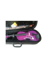 Resim Idol Mor Renk Kalite 2/4 Tam Set Keman 