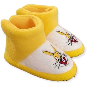 Resim Genel Markalar Yumuşak Taban Çocuk Tavşan Figürlü Panduf 