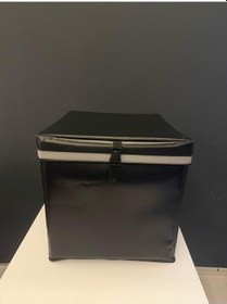 Resim Bez Motokurye Çantası Siyah 