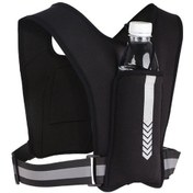 Resim Yansıtıcı Yelek Çantası Sırt Çantası Açık Hava Sporları Koşu, Yürüyüş İçin Göğüs Çantası - Siyah / Standart Çok Renkli 