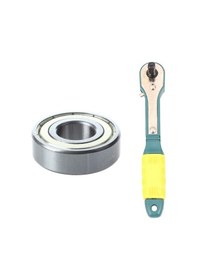 Resim Betty Becky Adet 6203z Sabit Bilyalı Metrik Rulman Ve 1 Adet Mini 1/4 Kafa Tornavida Kutup 6.35mm Altıgen Cırcır Soket Anahtarı 9416 