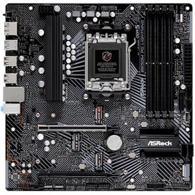 Resim Asrock B650M PG LIGHTNING 7200MHz(OC) DDR5 Soket AM5 HDMI DP M.2 mATX B650M PG Light Anakart 