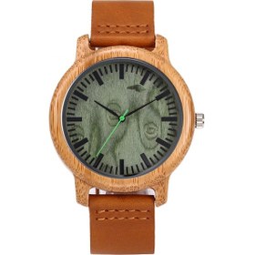 Resim Geeksen Kadın Saatleri Analog El Yapımı Doğal Bambu Ahşap Saatler Erkek Moda Minimalist Ku Akıllı Saat (İthalatçı Garantili) 