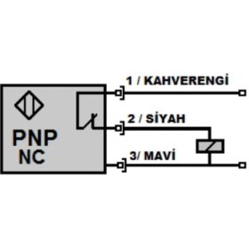 Resim Mefa ME4-S14-PK ,M14/4MM Pnp-Nc 3-Kablo Endüktif Sensör 