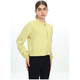 Resim Toontoy Kız Çocuk Fermuarlı Hırka Yeşil 