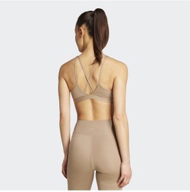 Resim Adidas Jl5489 All Me Ess Ms Kadın Sporcu Sütyeni Bej 