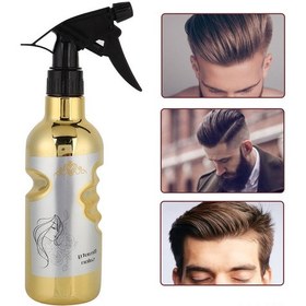 Resim Maiyame Berber Salonu İçin Klasik Stili 500ml Abs Materyal Sürekli İnce Sprey Saç Bakımı Sprey Botu Altın 