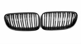 Resim Bmw E92 2010-2013 Makyajlı Kasa M3 Böbrek Çift Çizgi Panjur Piano Black 