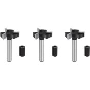 Resim CelestialCo 3x Cnc Spoilboard Yüzey Yönlendirici Bitleri, 1/4 Inç Saf 1 Inç Kesme Çapı, Slab Düzleştirici Yönlendirici Bit Planlama Biti (Yurt Dışından) 