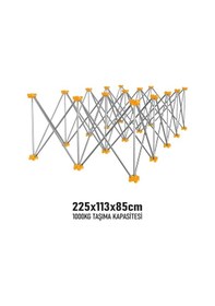 Resim Sgs Katlanır Çalışma Tezgahı Alüminyum 225 113 85 Cm Sgs922 