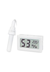 Resim Aek-Tech Prob Kuluçka Nem Ölçer Termometre Beyaz 