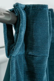 Resim Rayna Kadife Perde Mavi 120x210 