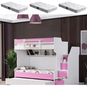 Resim Ranza, Cesur Yavrulu Ranza - Pembe 3 Adet Comfort Yatak 90 X 190 CM 