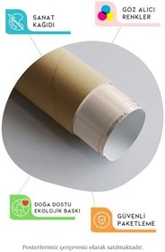Resim Postifull Film Afiş Poster - Duvar Posteri - Polaroid Dizayn Poster, Çerçevesiz - Kalın Kuşe Kağıt;30 X 42 Renkli - 7 